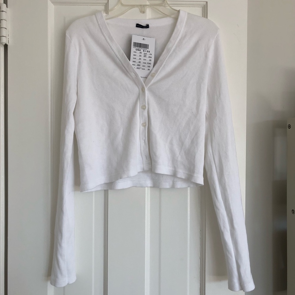 brandy melville white top